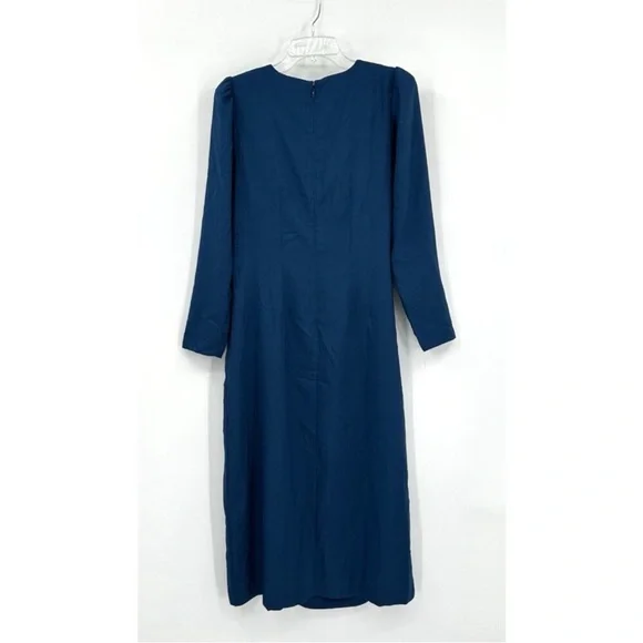 Ann Taylor Sheath Dress Teal Size 6 - Picture 6 of 9